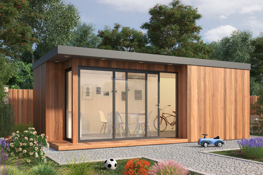 3D visualisation of a garden house